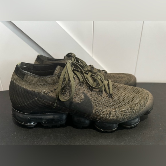 Nike Other - Nike Air Vapormax Flyknit FK Cargo Khaki Olive Green Size 10.5 Mens
